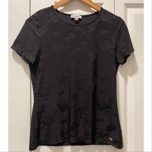 Calvin Klein Floral Top - Black